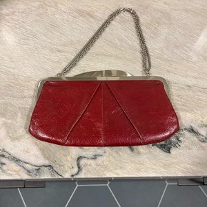 ❤️HOBO clutch/handbag pinkish cranberry red❤️